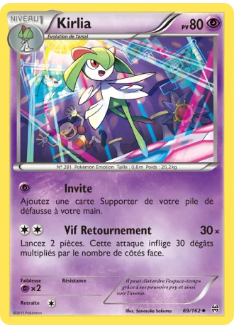Kirlia #69/162 — Impulsion Turbo