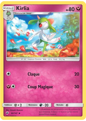 Kirlia #92/147 — Ombres Ardentes