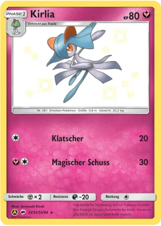 Kirlia SV35/94 — Schillernde Schatzkammer (Verborgenes Schicksal)
