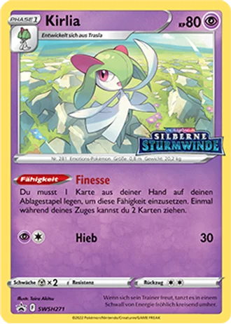 Kirlia SWSH271 — Schwert & Schild Promos