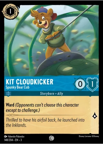 Kit Cloudkicker - Spunky Bear Cub #148/204 — Into the Inklands