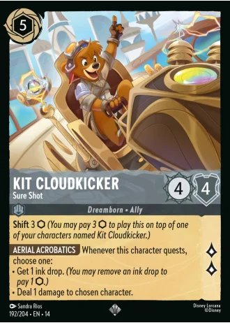 Kit Cloudkicker - Sure Shot #192/257 — Hyperia City