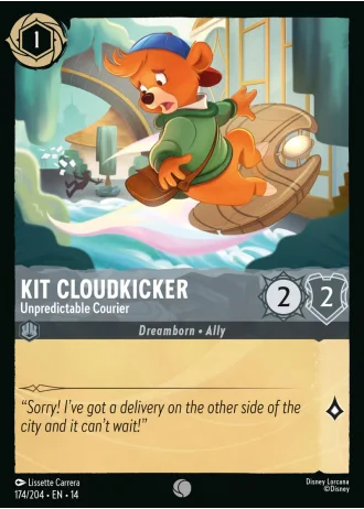 Kit Cloudkicker - Unpredictable Courier #174/257 — Hyperia City