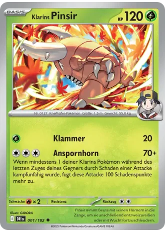 Klarins Pinsir #001/182 — Ewige Rivalen