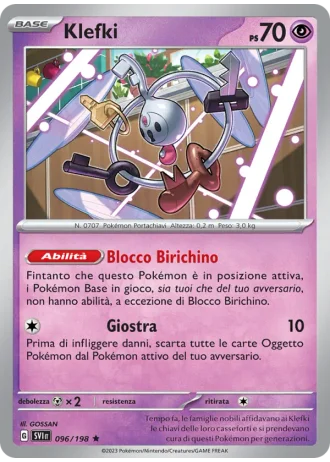 Klefki #096 — Scarlatto e Violetto