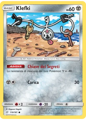 Klefki #110/181 — Gioco di Squadra