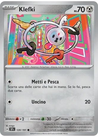 Klefki #128/191 — Scintille Folgoranti