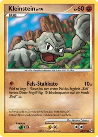 Kleinstein #65/99 — Arceus