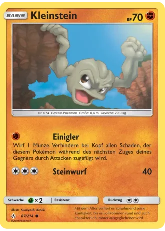 Kleinstein #87/214 — Kräfte im Einklang