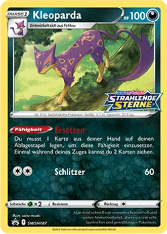 Kleoparda SWSH187 — Schwert & Schild Promos