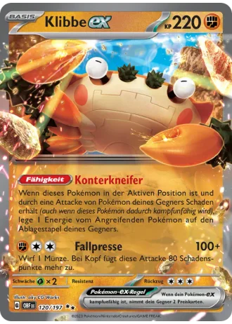 Klibbe ex #120/197 — Obsidianflammen