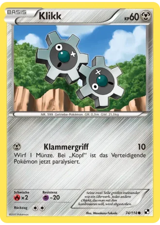 Klikk #74/114 — Schwarz & Weiß