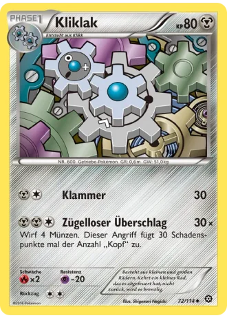 Kliklak #72/114 — Dampfkessel