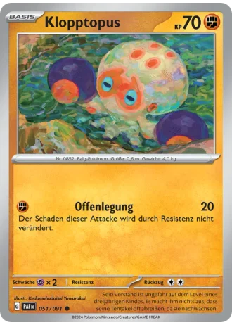 Klopptopus #051/91 — Paldeas Schicksale