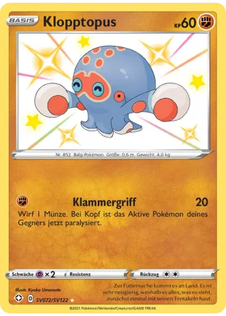 Klopptopus SV072/122 — Schillernde Schatzkammer (Glänzendes Schicksal)