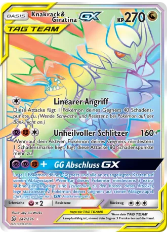 Knakrack & Giratina GX #247 — Bund der Gleichgesinnten