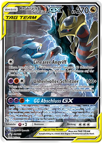 Knakrack & Giratina GX SM193 — Sonne & Mond Promos