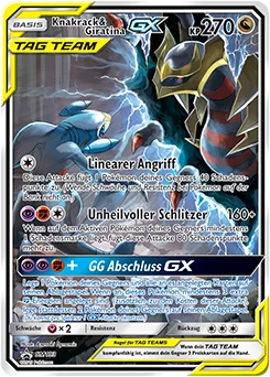 Knakrack & Giratina GX SM193 — Sonne & Mond Promos