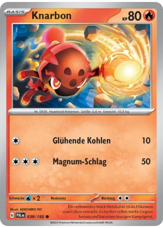 Knarbon #039/193 — Entwicklungen in Paldea