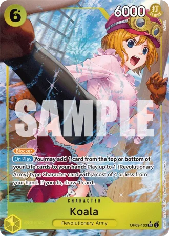 Koala (OP09-103) (Alternative Art) — Emperors in the New World (OP09)