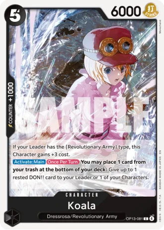 Koala (OP13-081) — Carrying on His Will (OP13)