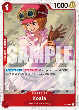 Koala (P-069) (Pirate Foil) — One Piece Card The Best Vol.2(PRB02)