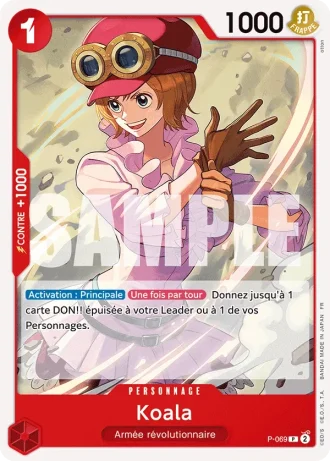 Koala (P-069) (Pirate Foil) — ONE PIECE CARD THE BEST vol.2 (PRB02)