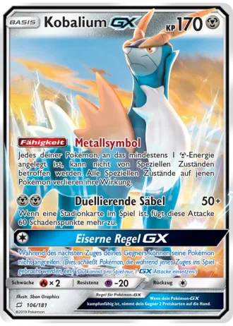 Kobalium GX #106 — Teams sind Trumpf