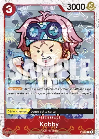 Kobby (P-014) (Full Art) — ONE PIECE CARD THE BEST (PRB01)