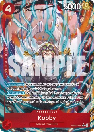 Kobby (PRB02-001) (Special Rare) — ONE PIECE CARD THE BEST vol.2 (PRB02)