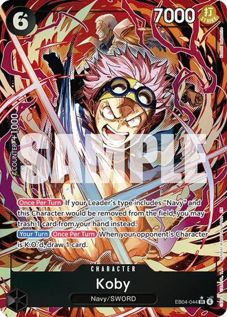 Koby (EB04-044) (Alternative Art) — Adventure on Kami's Island (OP15-EB04)
