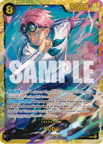 Koby (OP11-119) — A Fist of Divine Speed (OP11)