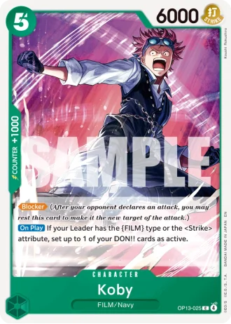 Koby (OP13-025) — Carrying on His Will (OP13)