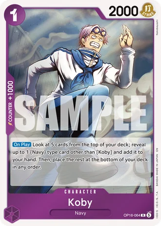 Koby (OP16-064) — The Time of Battle (OP16)