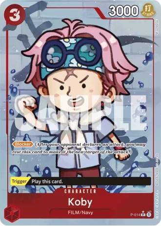 Koby (P-014) (Full Art) — One Piece The Best (PRB01)