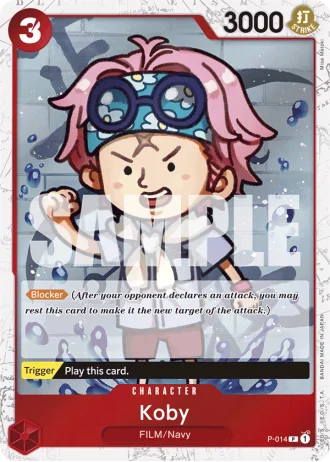 Koby (P-014) (Jolly Roger Foil) — One Piece The Best (PRB01)
