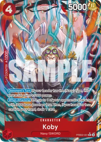 Koby (RB02-001) (Alternative Art) — One Piece Card The Best Vol.2(PRB02)