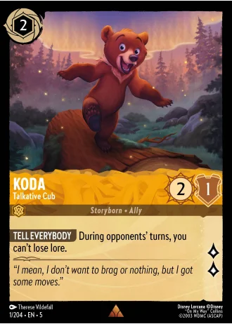 Koda - Talkative Cub #1/204 — Shimmering Skies