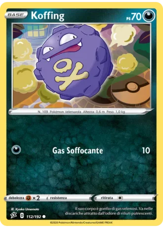 Koffing #112/192 — Fragore Ribelle