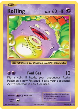 Koffing #50/108 — Evolutions