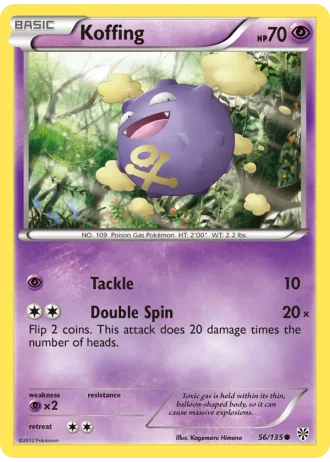 Koffing #56/135 — Plasma Storm