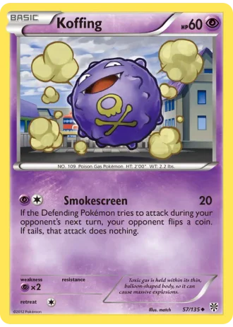 Koffing #57/135 — Plasma Storm