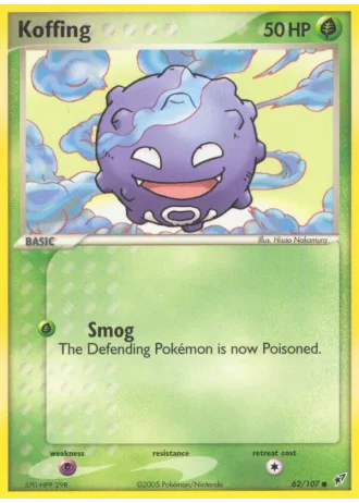 Koffing #62/107 — EX Deoxys