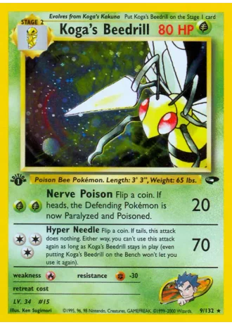 Koga's Beedrill #9 — Gym Challenge