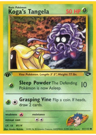 Koga's Tangela #81 — Gym Challenge