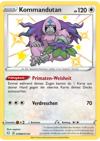 Kommandutan SV098 — Schillernde Schatzkammer (Glänzendes Schicksal)