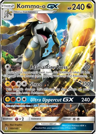 Kommo-o GX #100/145 — Guardians Rising