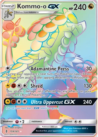 Kommo-o GX #159/145 — Guardians Rising