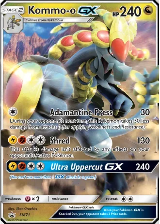 Kommo-o GX SM71 — Sun & Moon Promos