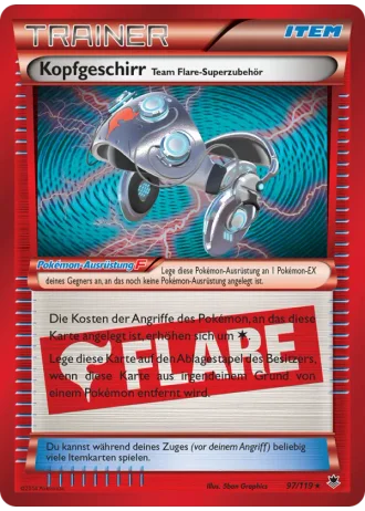 Kopfgeschirr Team Flare-Superzubehör #97/119 — Phantomkräfte